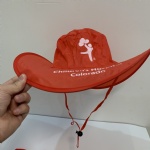 Custom logo Western Cowboy Hat folding nylon polyester hat folding cowboy hat