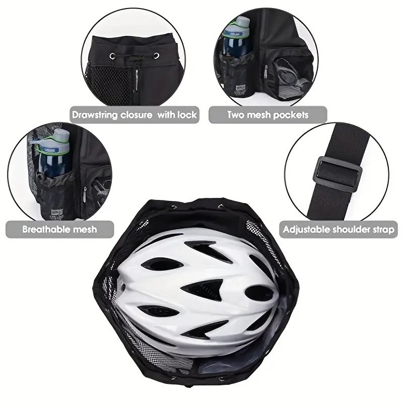 Custom logo Swim bag mesh drawstring backpack with wet bag beach backpack - 1