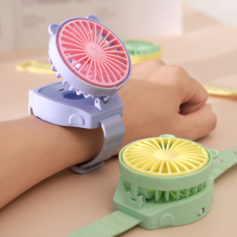 Mini electric fan watch popular children's electric toy