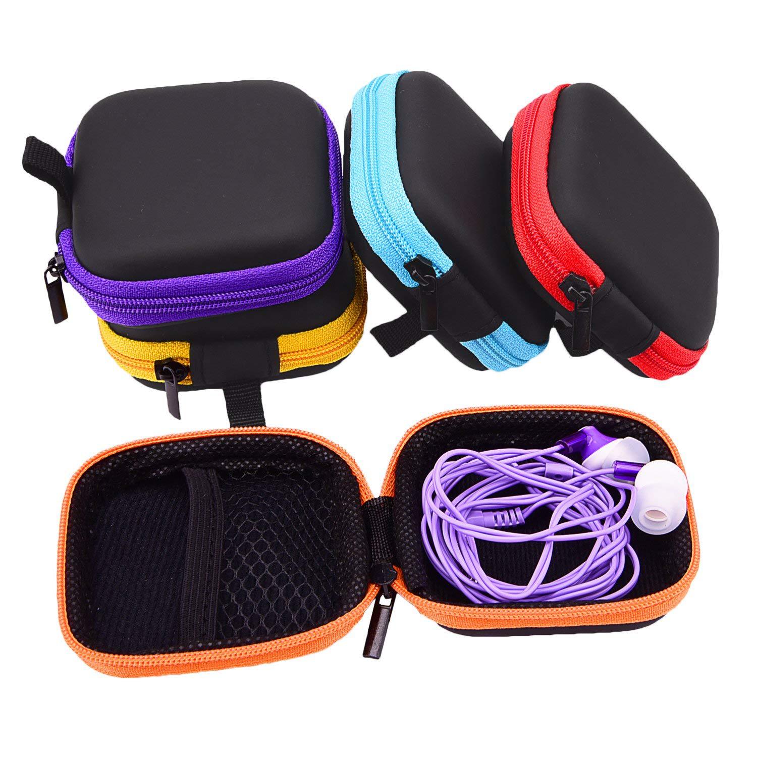 Custom logo Storage Bag Mobile Phone Data Cable Charger Package Bag Portable Zip Lock Organizer Case Storage Box Mini Zipper Bag