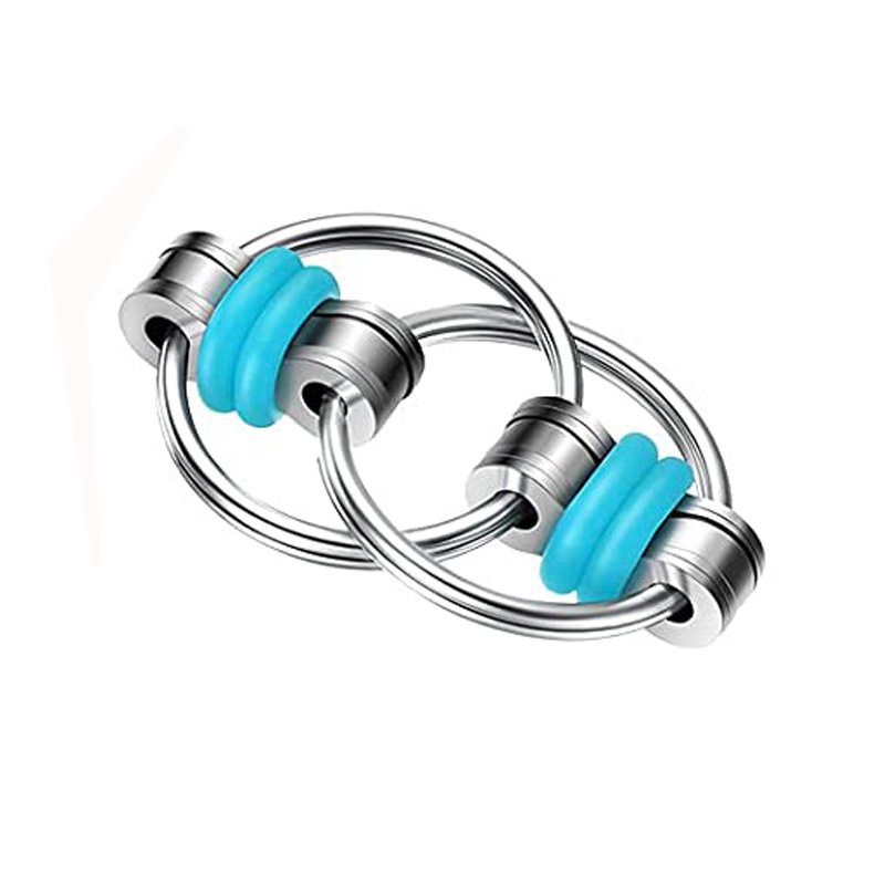 Fidget Cube Release Bicycle Chain Toy Decompression Metal Keychain Decompression Chain stress relief toys