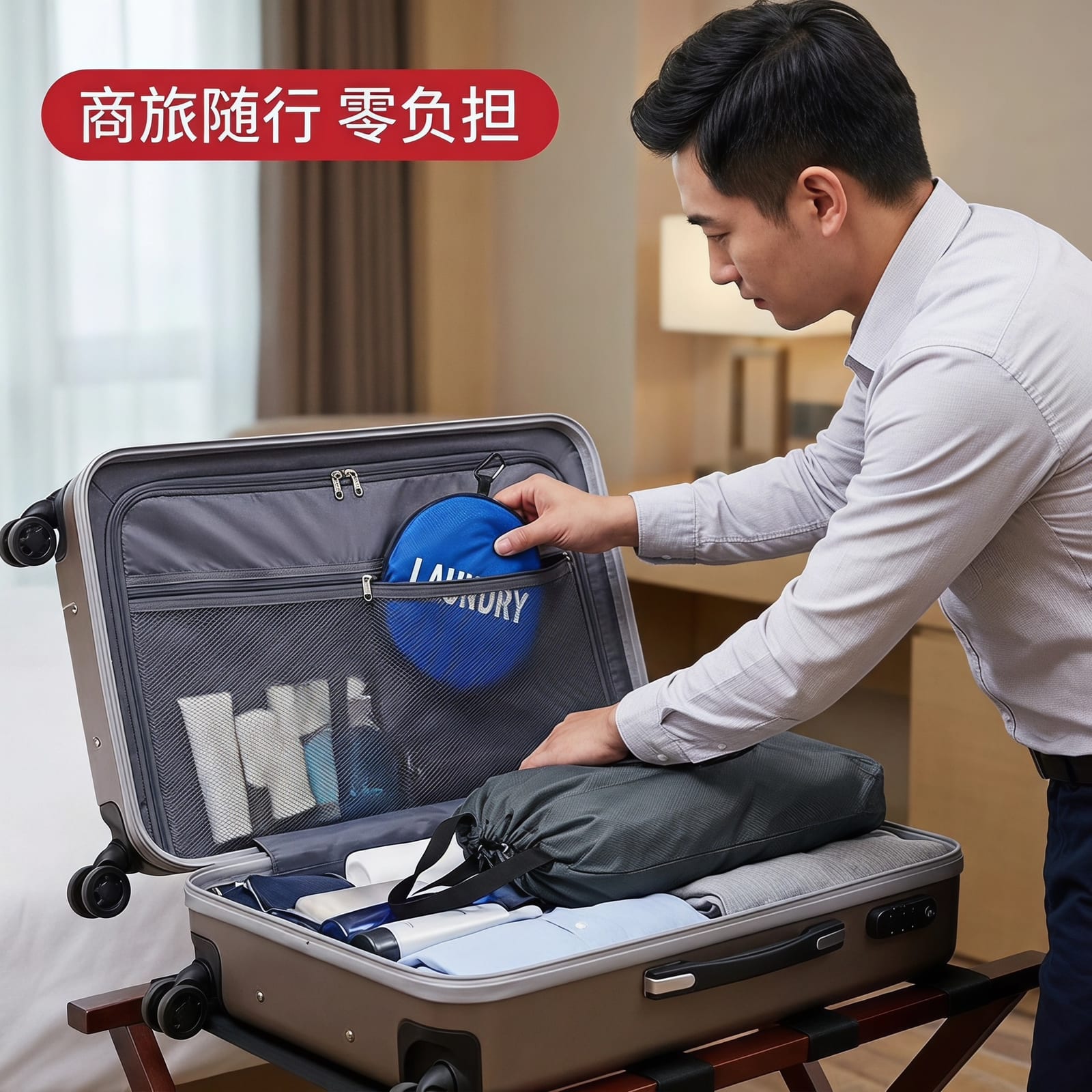 Custom logo Dirty clothes bag foldable hand travel storage bag waterproof Oxford cloth drawstring pouch travel storage bag - 3