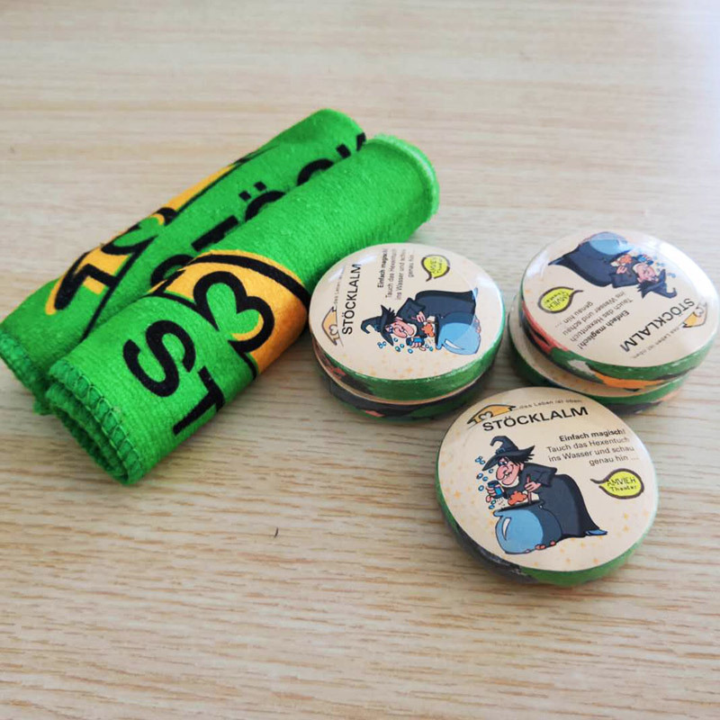 Benutzerdefiniertes Logo Reise-Vliesstoff-Mini-Gesichtspflege-Magic-Handtuch für Outdoor-Sportarten Tracvel Einweg-Komprimierungshandtuch