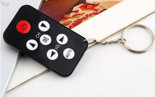 Mini llavero de TV con batería, mando a distancia Universal para Philips, Sony, Panasonic, Toshiba