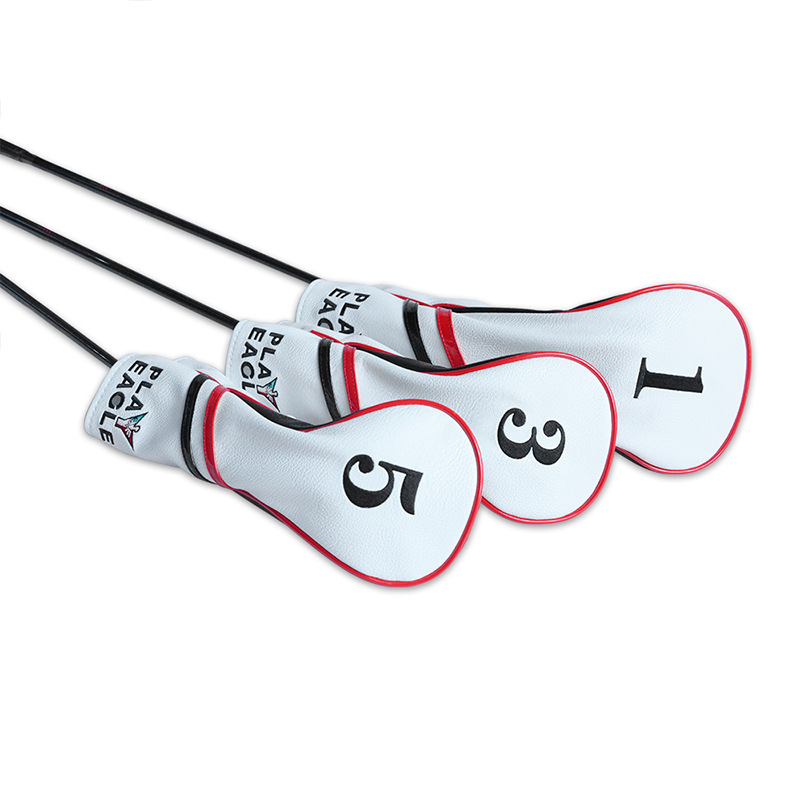 Custom logo PU Leather Golf Putter Headcover Club Head Cover Perfect for Mallet Putters, Anti-Scratch and Durable - 1