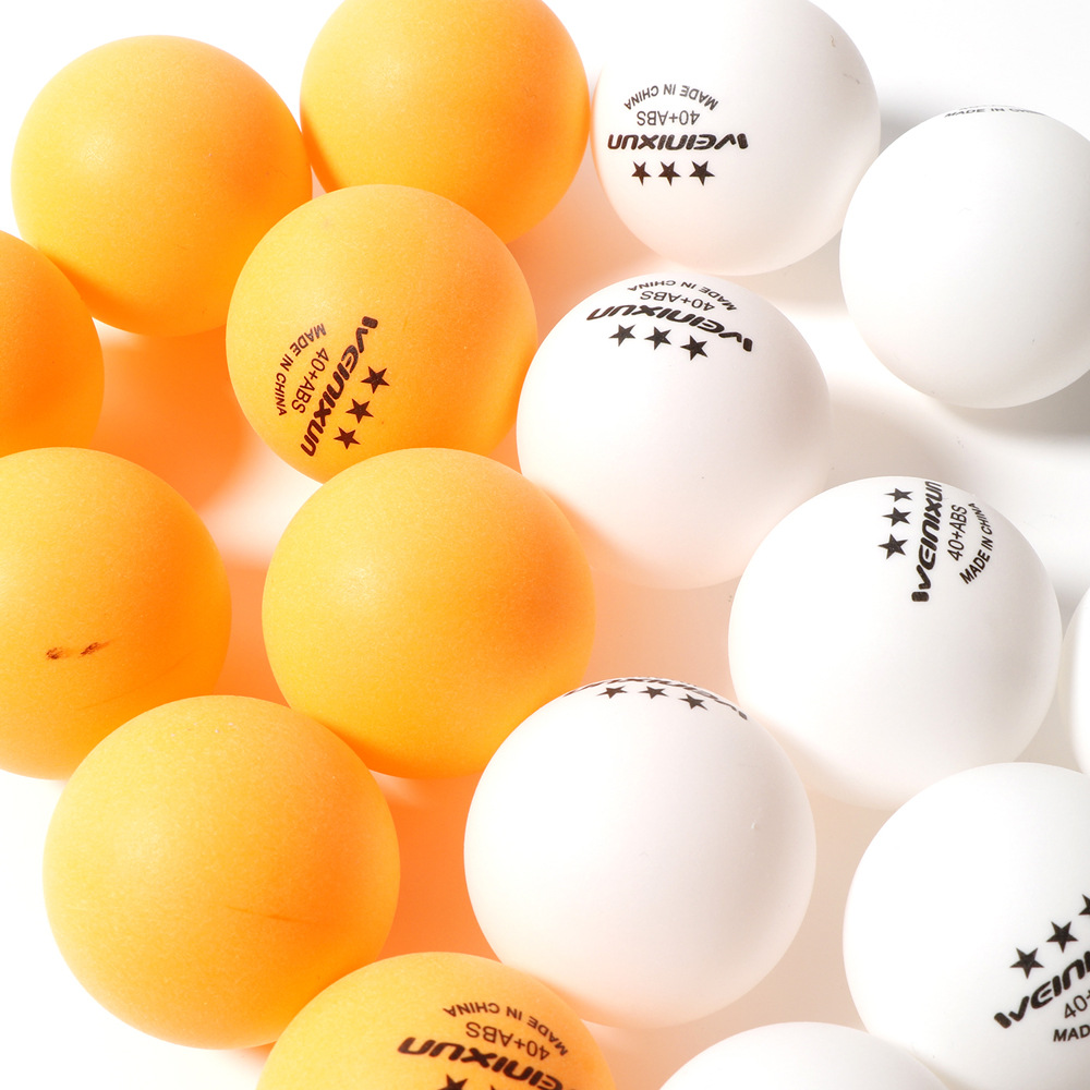 Palline da ping pong con logo personalizzato Palline da ping pong in plastica ABS 3 stelle 40+ Palline da allenamento per ping pong - 1