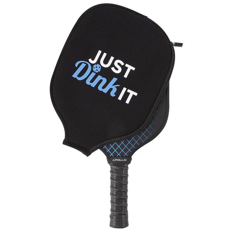 Custom logo Soft Neoprene Pickleball Paddle rackets Cover Zipper Sleeve Protective Case