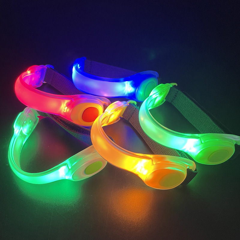 Custom logo Outdoor sports running cycling luminous arm band luminous arm band Night warning luminous arm band - 2