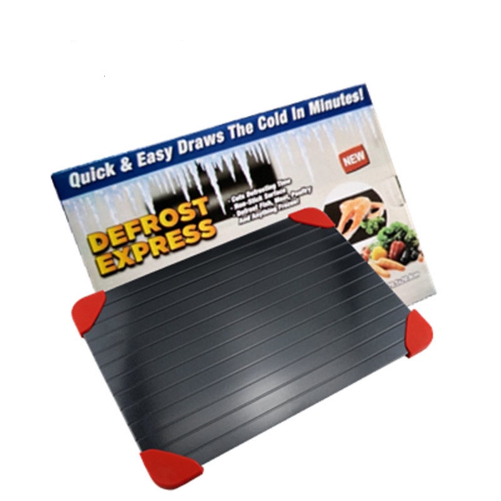 Custom Logo Fast Defrosting Tray Thaw Frozen Food Meat Fruit Quick Defrosting Plate Board Defrost Kitchen Gadget Tool - 1