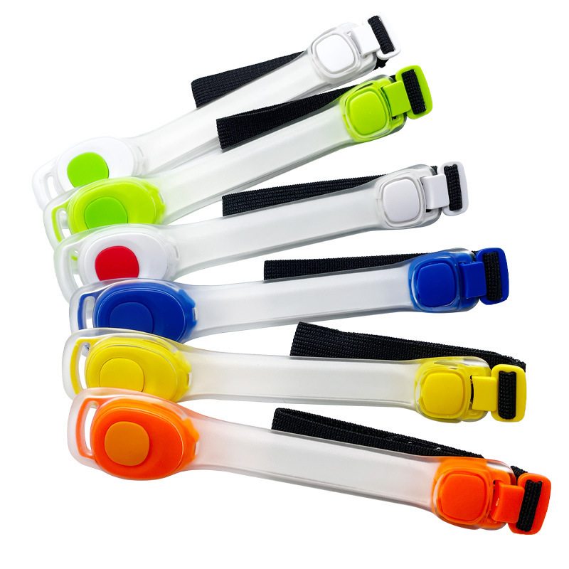 Custom logo Outdoor sports running cycling luminous arm band luminous arm band Night warning luminous arm band - 3