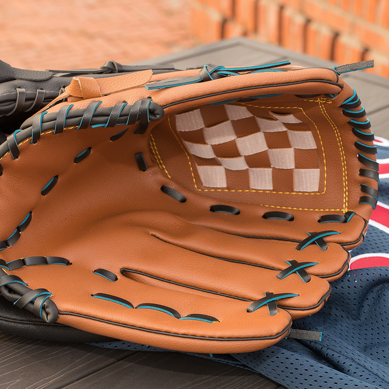 Custom logo Baseball Glove Softball Practice Equipment Size 9.5/10.5/11.5/12.5 Left Hand for Adult Man Woman Training - 1