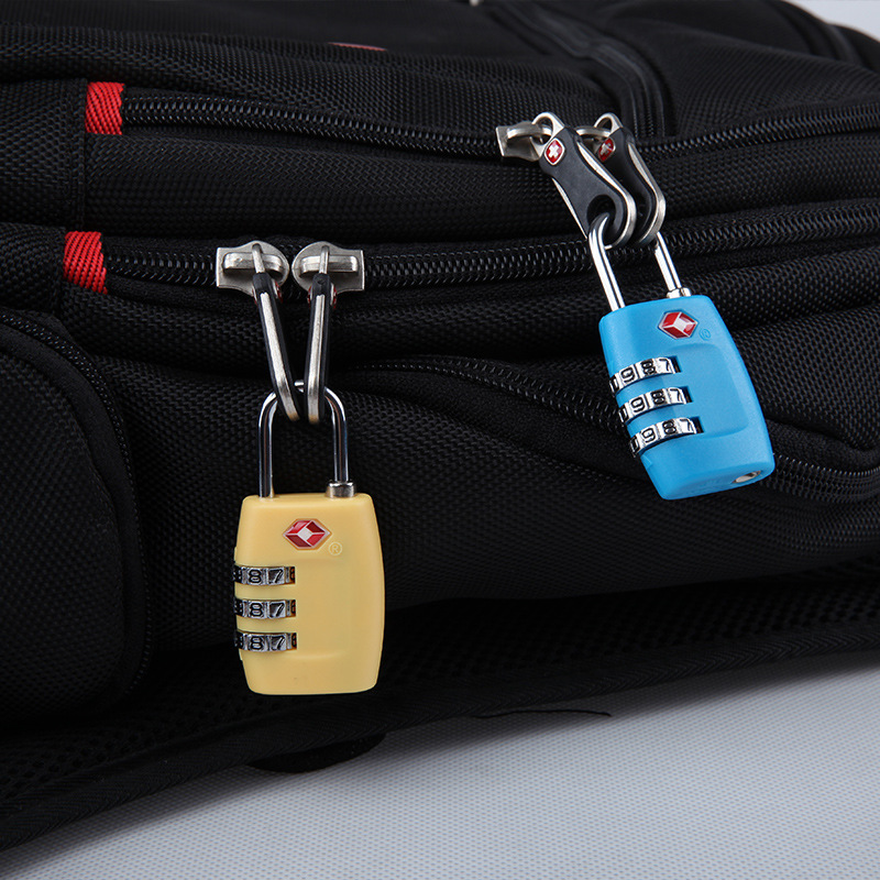 Lucchetto con logo personalizzato Lucchetti Tsa per PC Lucchetto a combinazione intelligente per bagagli da viaggio Valigia Lucchetto con codice antifurto Blocco password doganale - 1