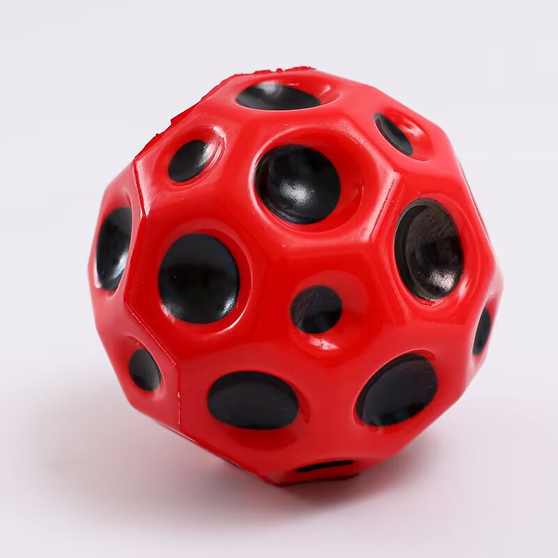 Elastic ball, high bounce ball, hole ball, PU foam ball, multi hole ball, pressure reducing toy - 1