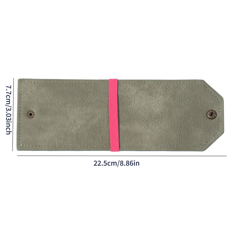 Custom logo Cash Wrap Wallet Quick cash deposit and withdrawal cash holder leather wallet - 2