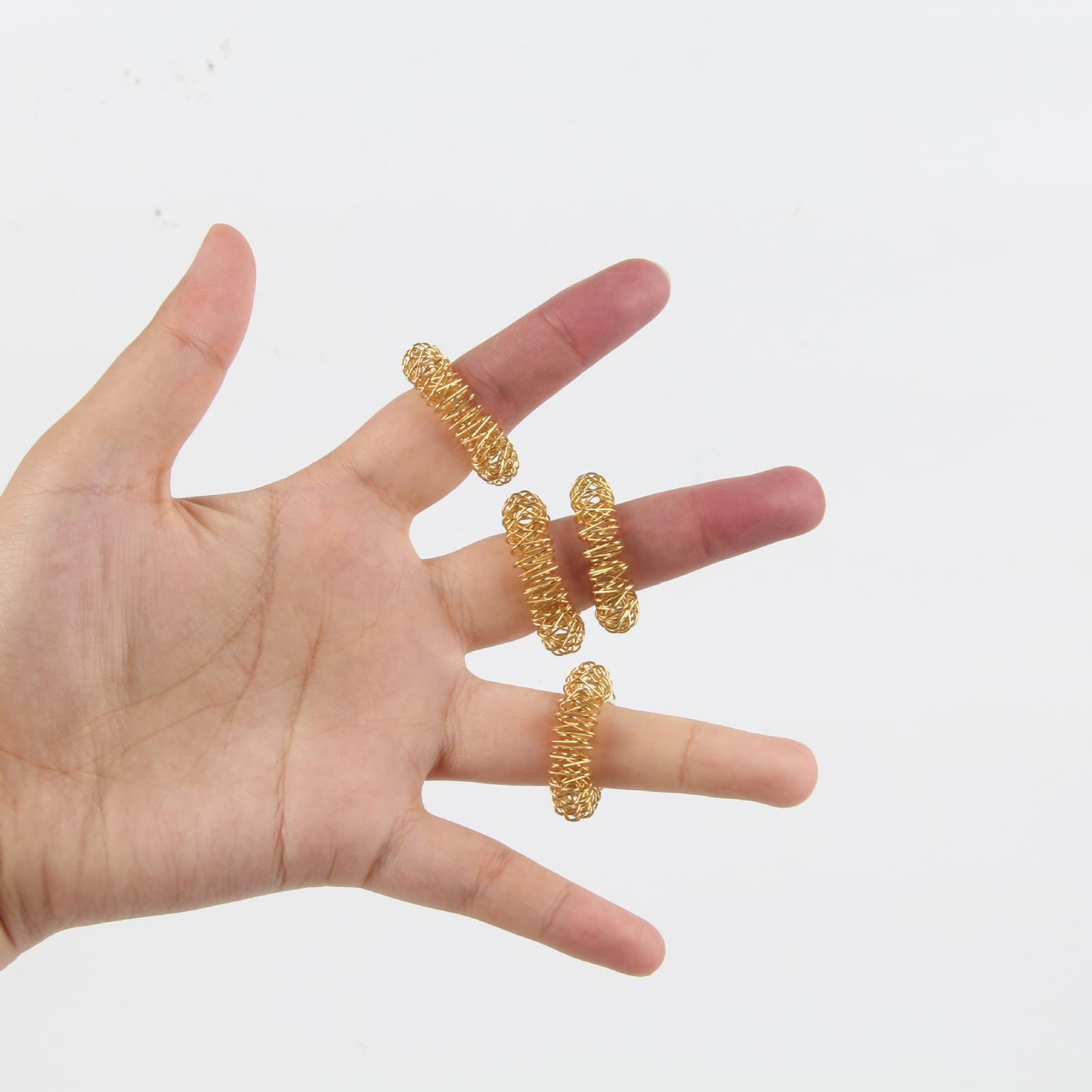 Finger Massage Ring Acupuncture Health Care Body Acupressure Massager Health Care Body Massager Relax Hand Massage Finger - 1