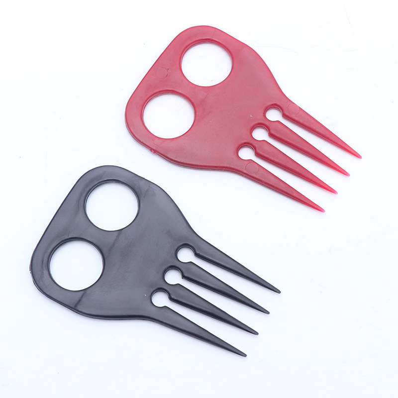 Plastic horsehair comb tool