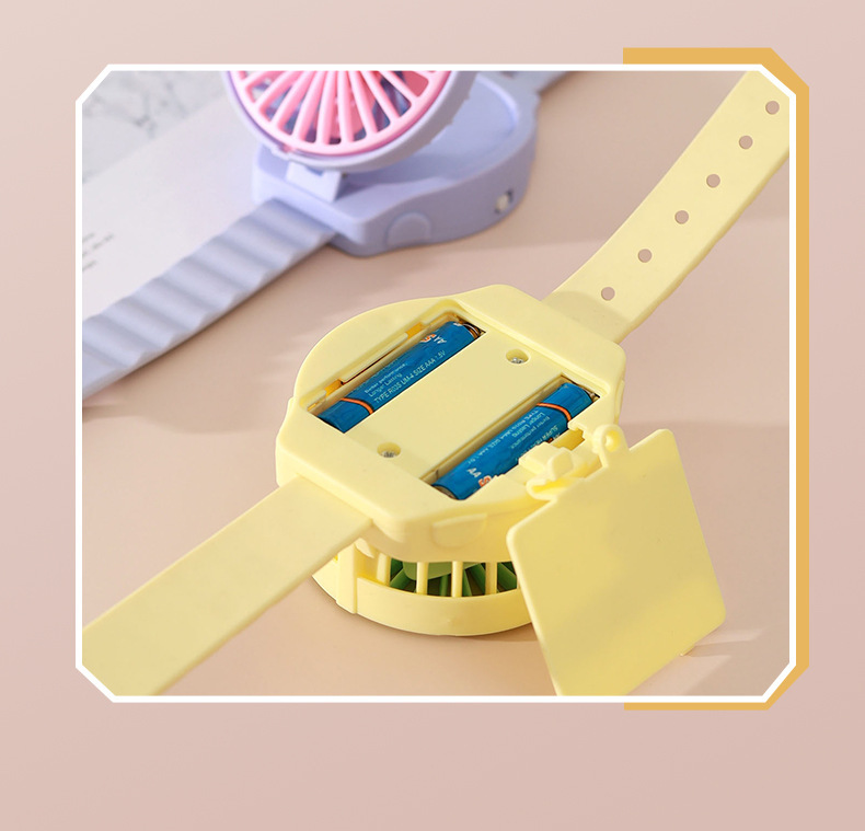 Mini electric fan watch popular children's electric toy - 1