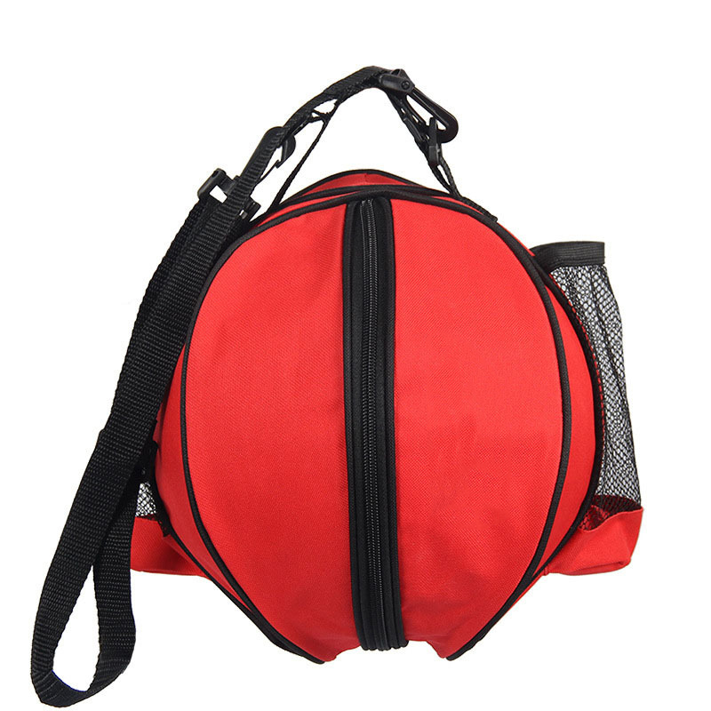 Logo personnalisé sac de sport ballon de basket-ball football volley-ball sac à dos sac à main forme ronde bandoulière réglable sacs à dos de stockage