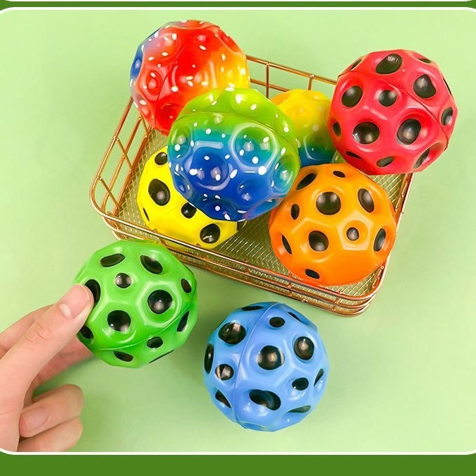 Elastic ball, high bounce ball, hole ball, PU foam ball, multi hole ball, pressure reducing toy
