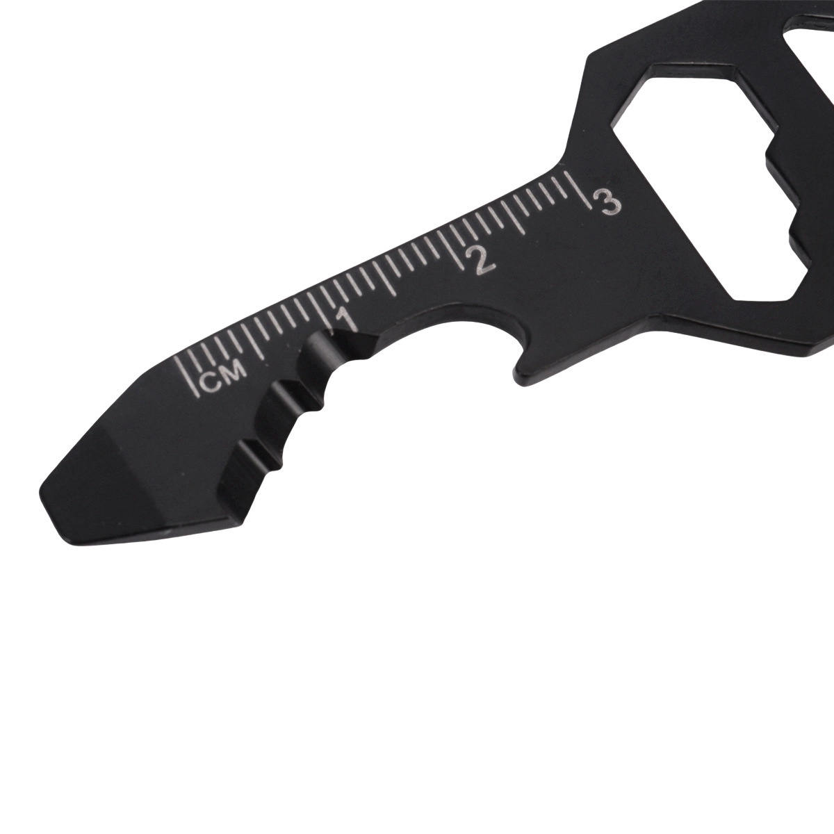 Custom logo EDC tool card multi-functional keychain bottle opener hex key pendant portable screwdriver mini tool - 1