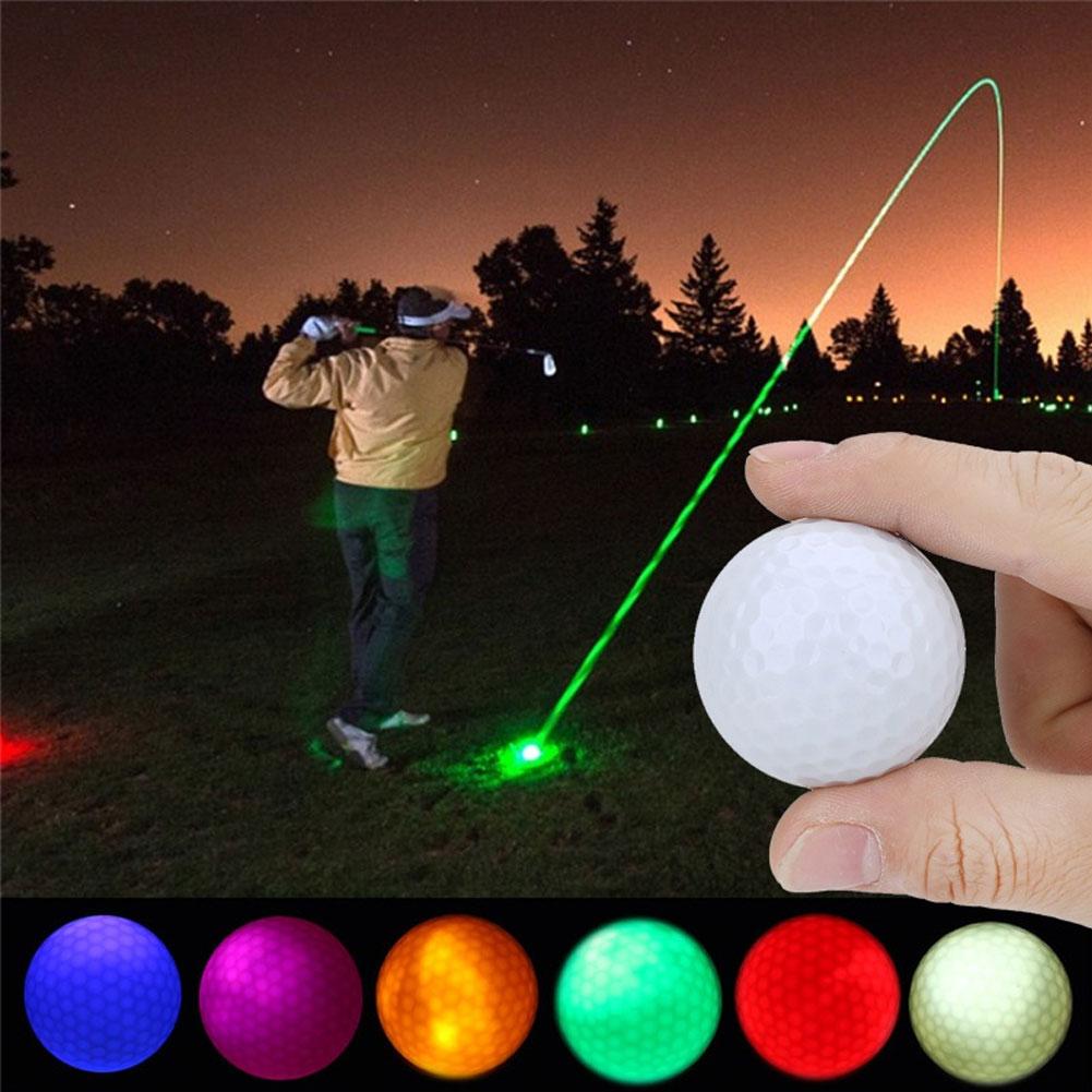 LED Electronic Golf Balls Small Light Up Flashing Glowing Day And Night Golfing Practicing - 1