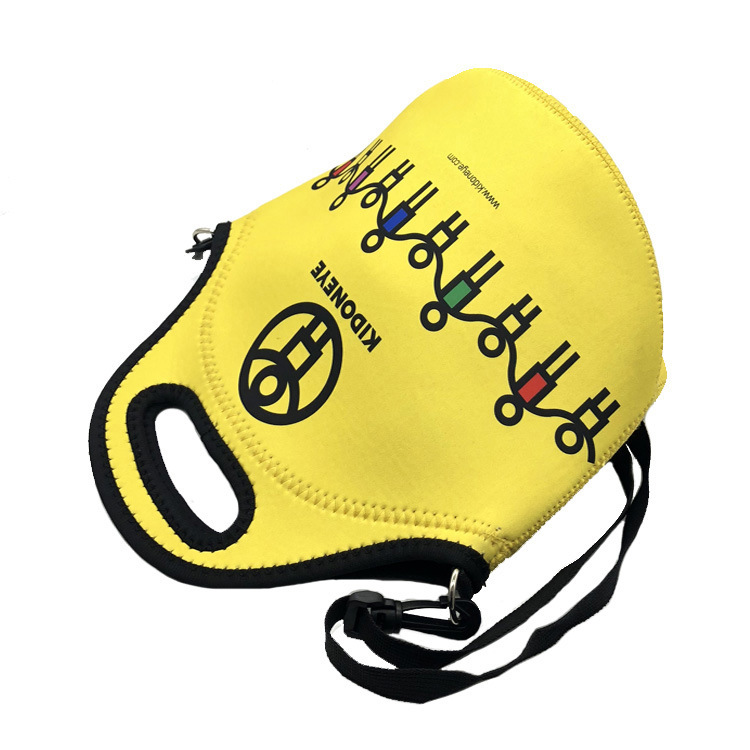 Bolsa de almuerzo de neopreno con aislamiento térmico y logotipo de diseño personalizado para mujeres y niños, bolsas de almuerzo con aislamiento térmico, bolsa de comida - 1