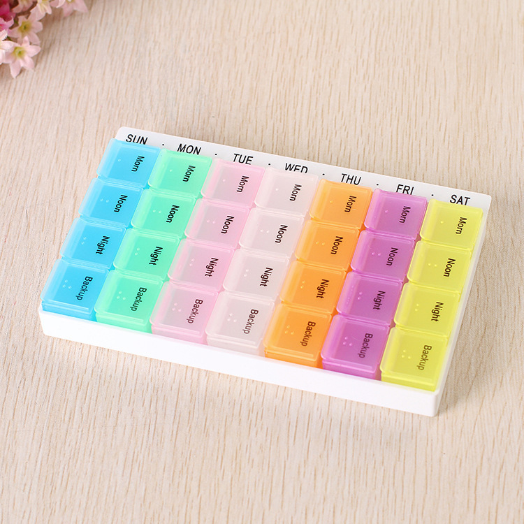 7 days Pill Box Pill Case Medicine Box-001