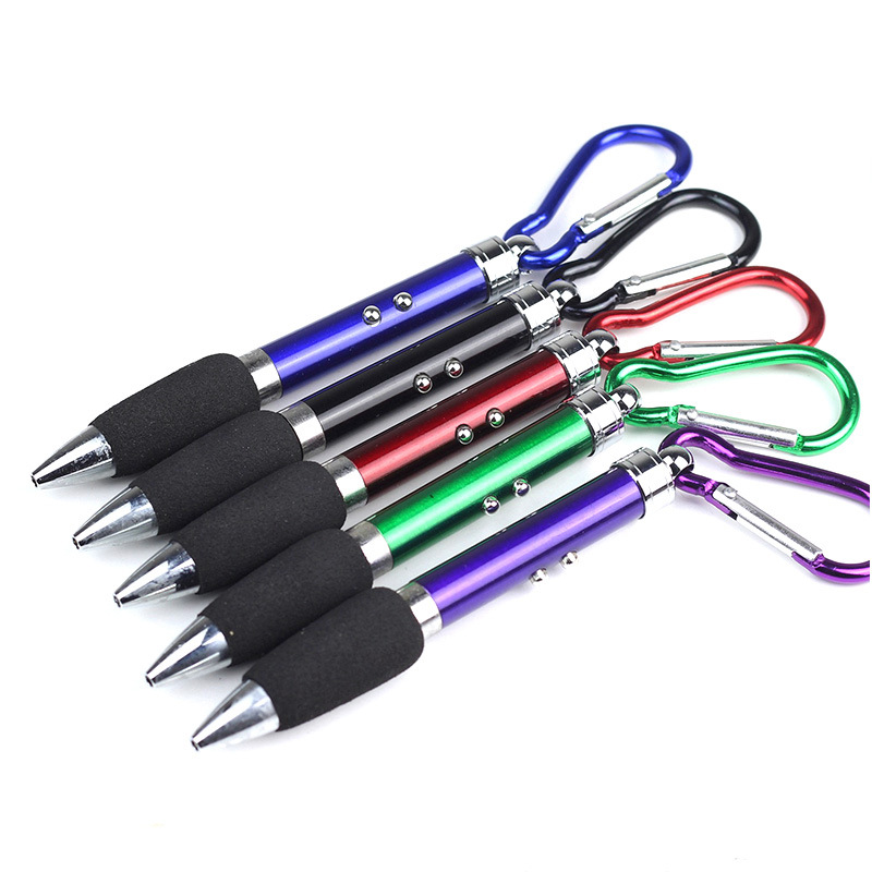 Light LED pen with carabiner