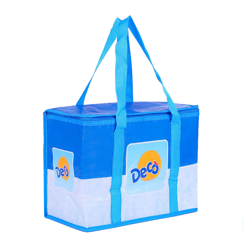 Custom logo Cooler Bag Insulation Folding Picnic Portable Ice Pack Food Thermal Bag Food Delivery Bag Drink Carrier Insulated Bag - 1