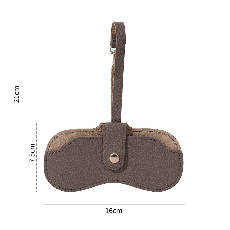 Custom logo Eyeglass storage bag portable women's sunglasses case eyeglass clip protector - 1