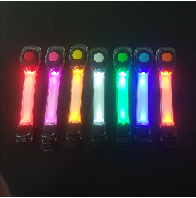 Custom logo Outdoor sports running cycling luminous arm band luminous arm band Night warning luminous arm band - 1