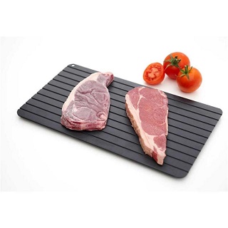 Custom Logo Fast Defrosting Tray Thaw Frozen Food Meat Fruit Quick Defrosting Plate Board Defrost Kitchen Gadget Tool