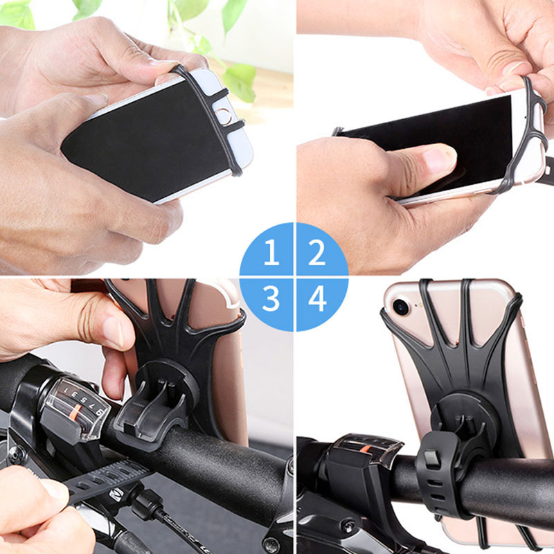 Custom logo 360° Rotatable Bike Phone Holder Phone Mount Bracket - 2