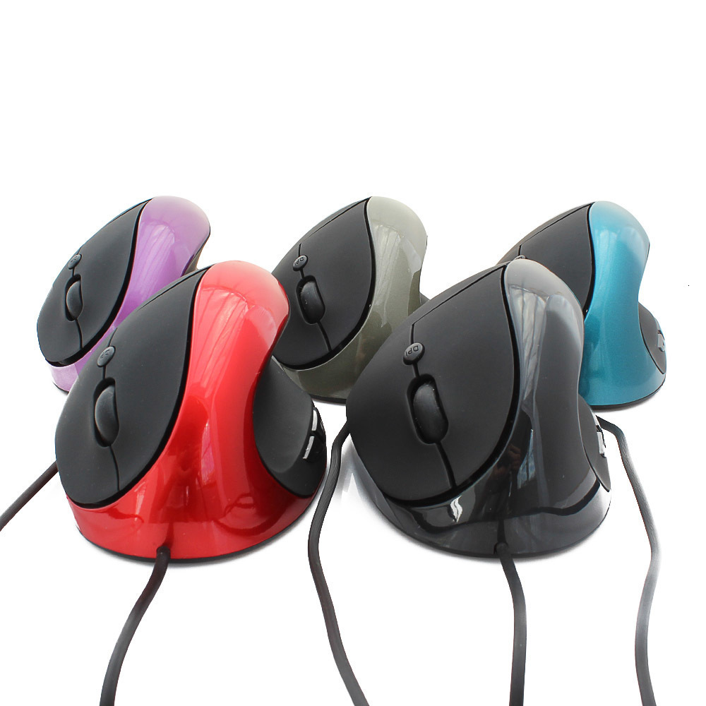 Guarigione del polso del mouse ottico verticale USB dal design ergonomico per computer PC portatile