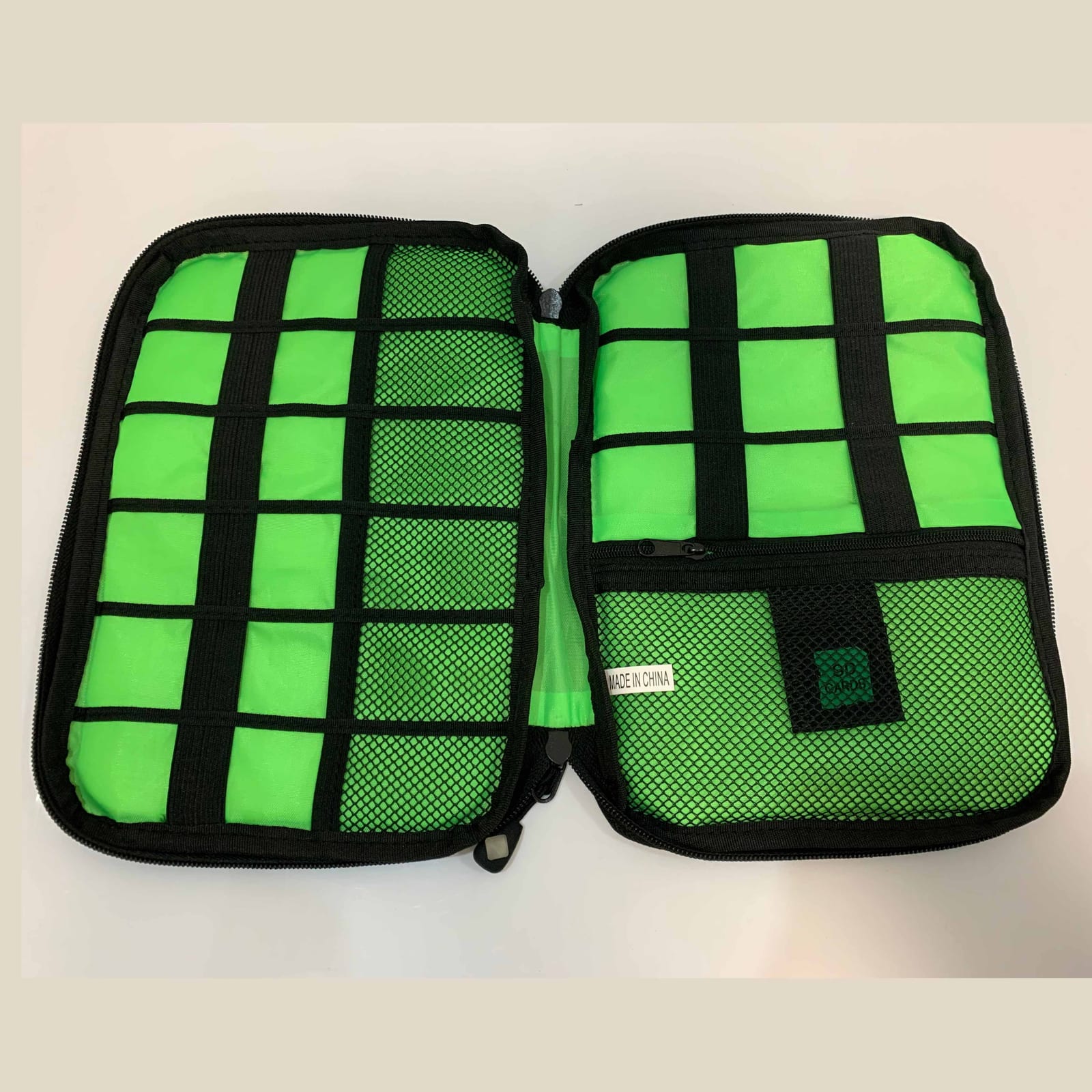 Logotipo personalizado Kit de sistema organizador de cables Estuche Cable de datos USB Auricular Cable Pluma Banco de energía Bolsas de almacenamiento Dispositivos digitales Bolsa de viaje - 1