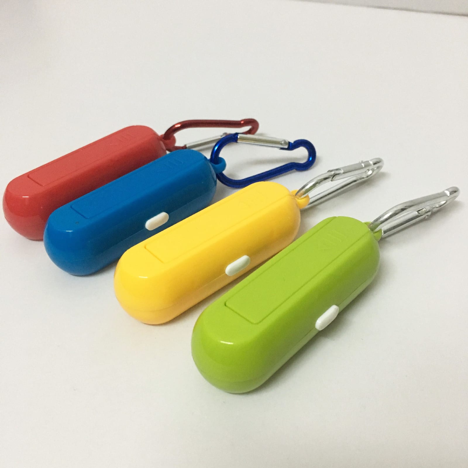 LED-Taschenlampe, Werbung, Geschenklampe, Kunststoff, 7 Schlüsselanhänger, LED-Mini-Rucksack-Hängelampe, Schlüsselanhänger - 1